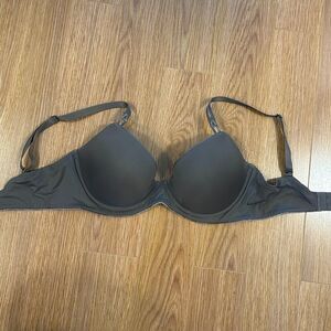 NWOT Calvin Klein Dark Grey Bra - 34D